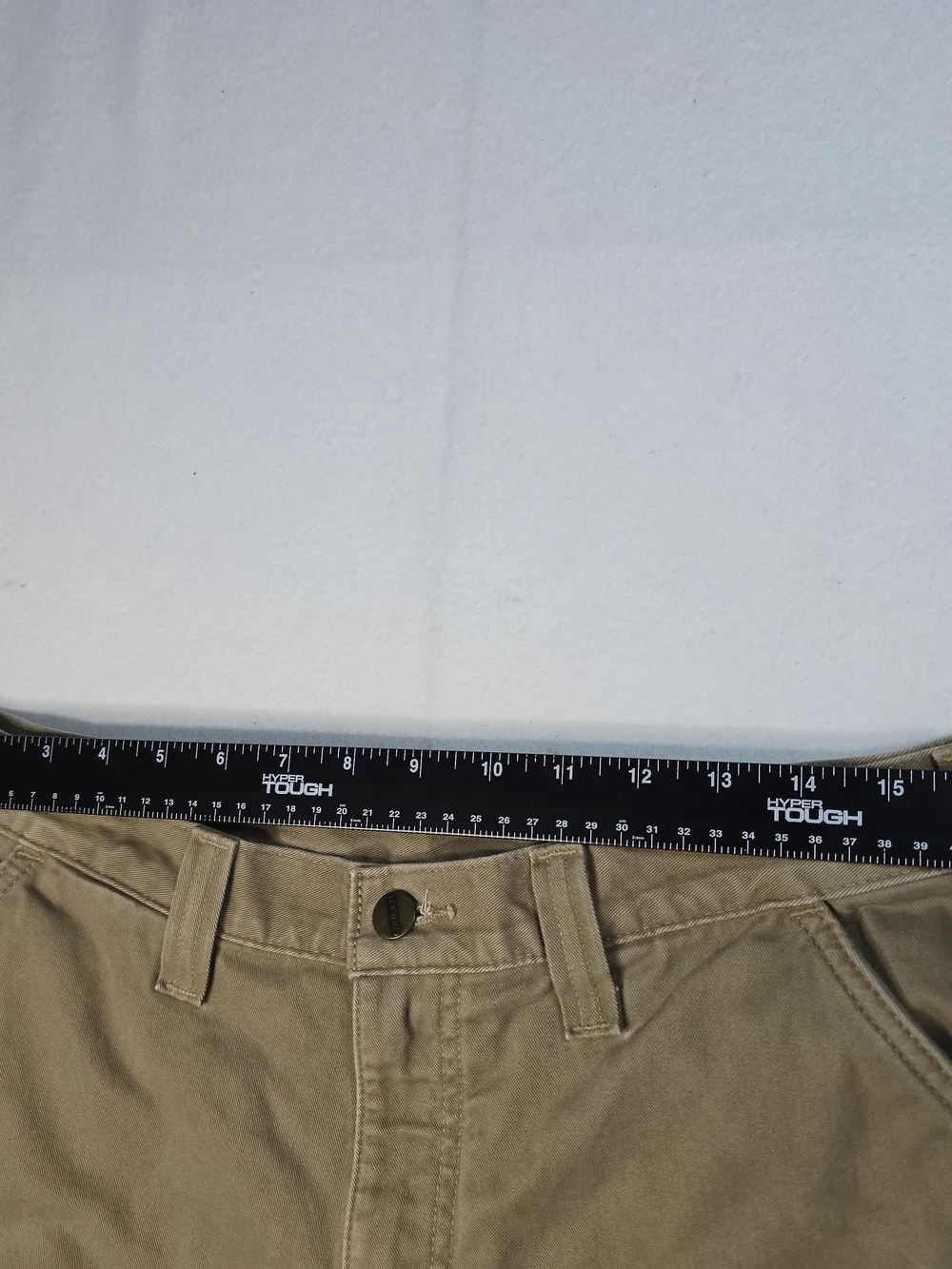 Carhartt Relaxed Fit Carpenter Work Pants Men's 36x32 Khaki Cotton